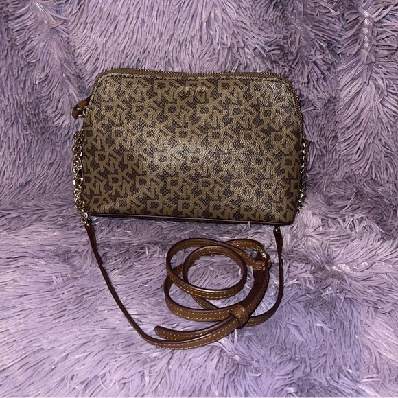 DKNY Monogram Print Shoulder Bag - Picture 2 of 6